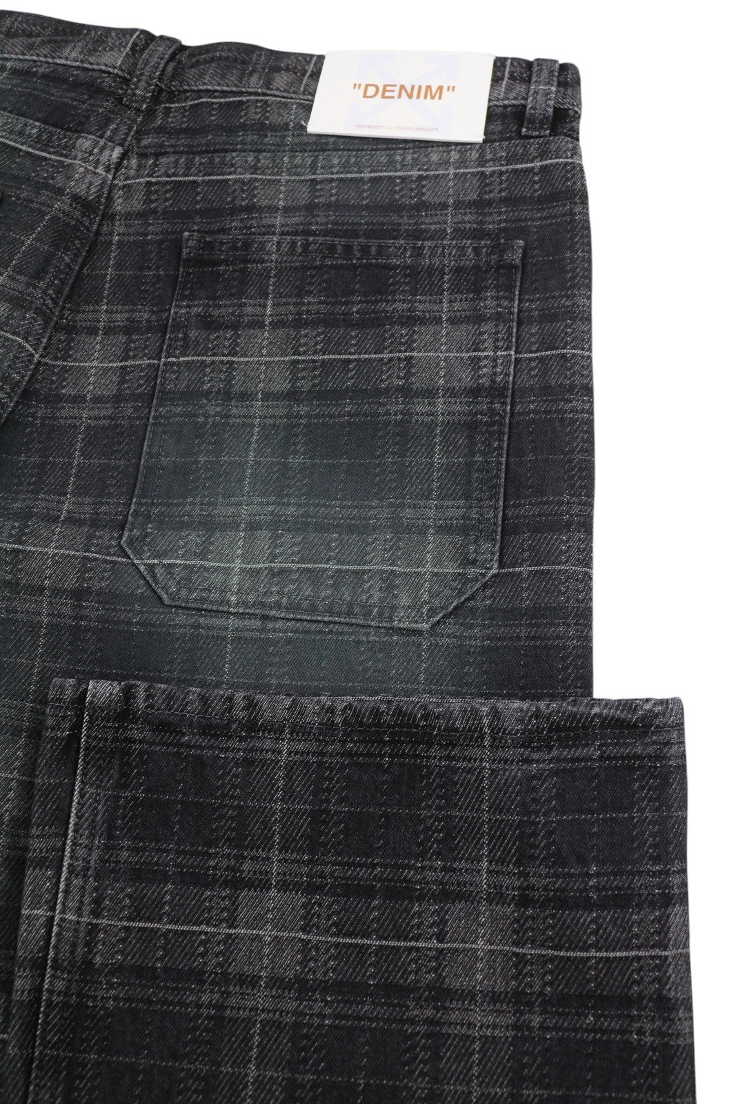 Jeans C/o Virgil Abloh Check Jaquard Slim Relaxed Check