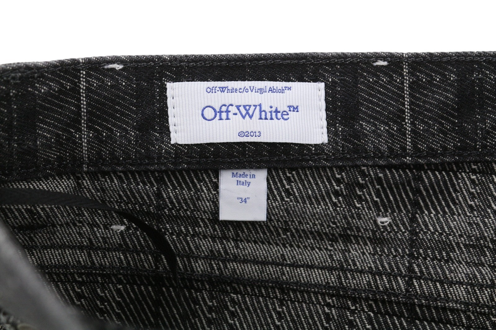 Jeans C/o Virgil Abloh Check Jaquard Slim Relaxed Check