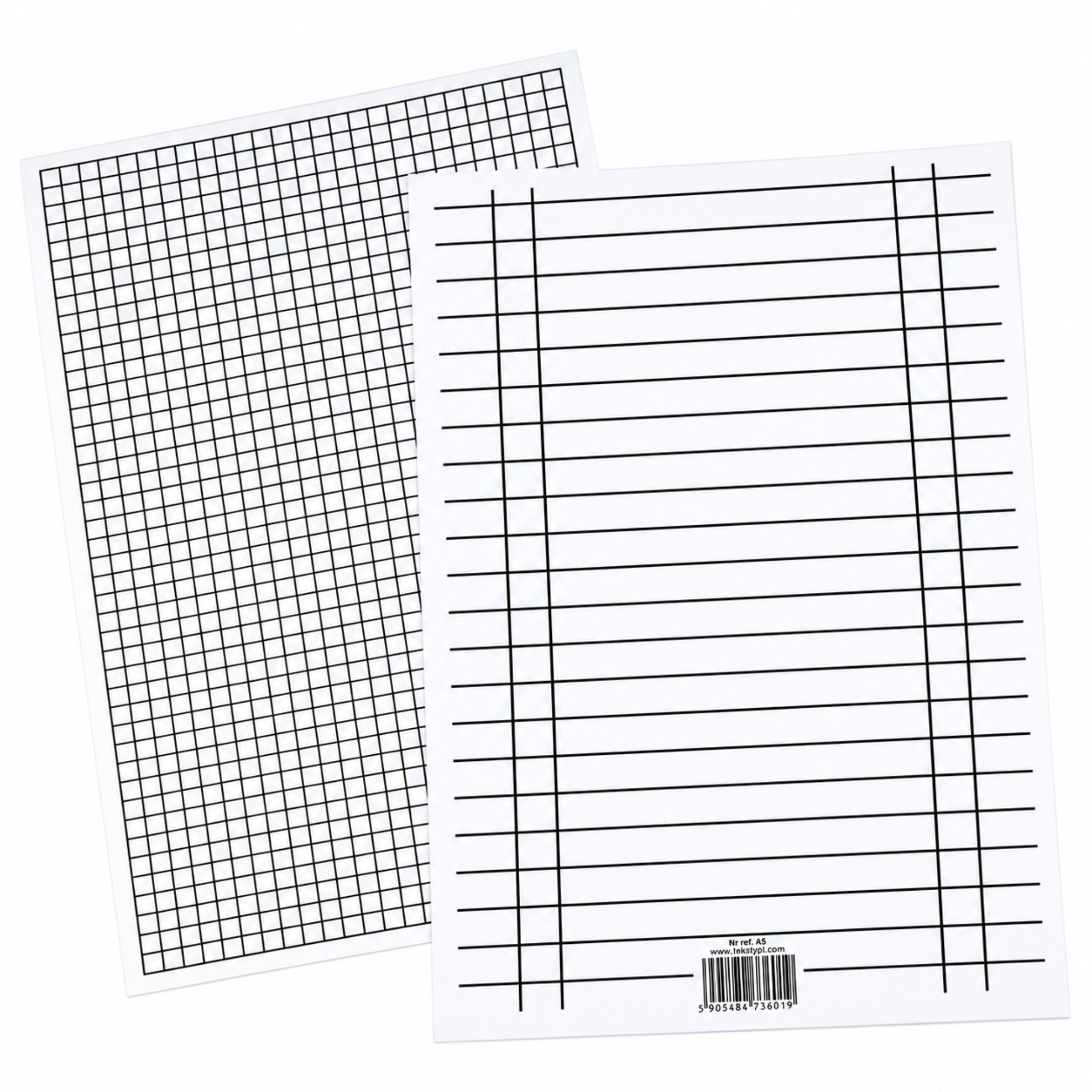 Interdruk A5 Writing Guide Sheet  Lines/grid 10 Sheets