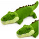 Peluche Coccodrillo Mascotte Peluche Realistico Verde 70 Cm