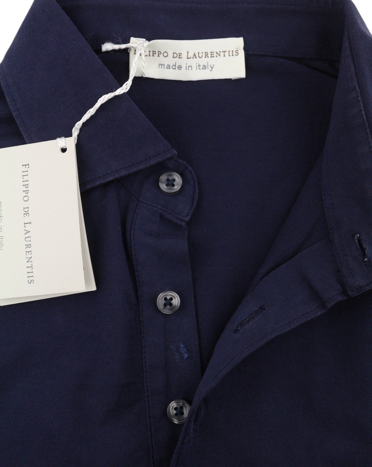 Blue Cotton Polos
