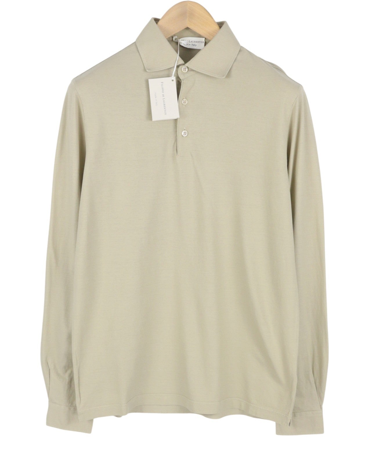 Beige Cotton Polos