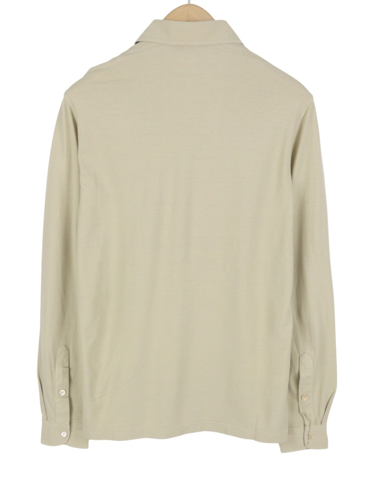 Beige Cotton Polos