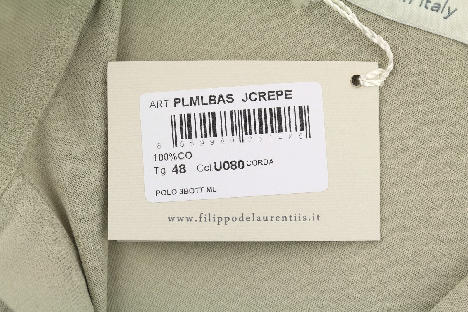 Beige Cotton Polos