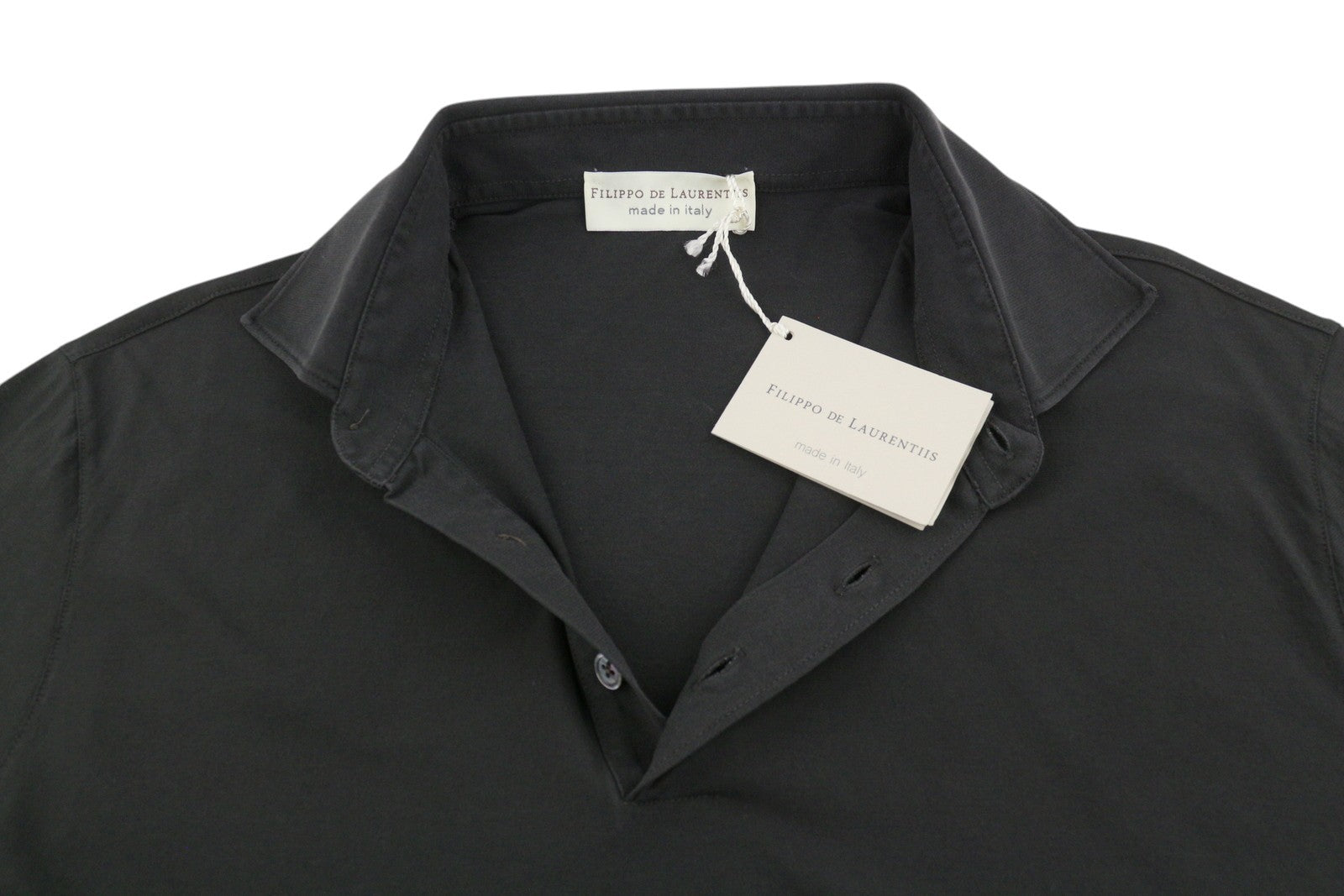 Black Cotton Polos