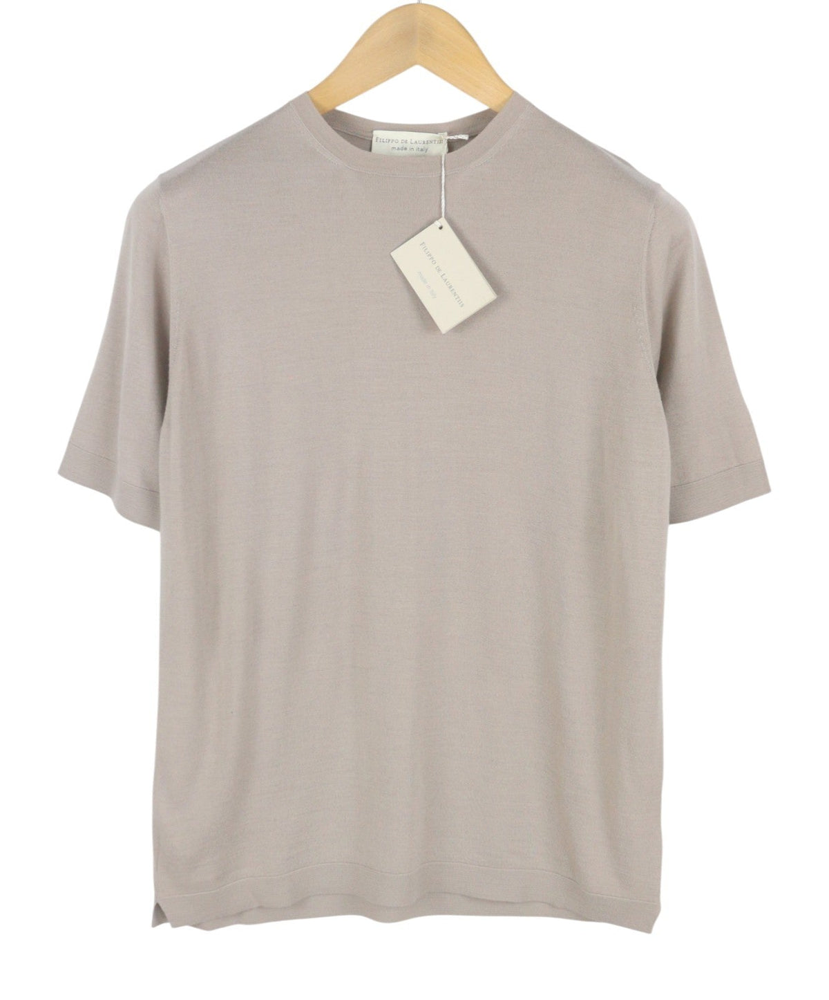 T-shirt in lana grigia
