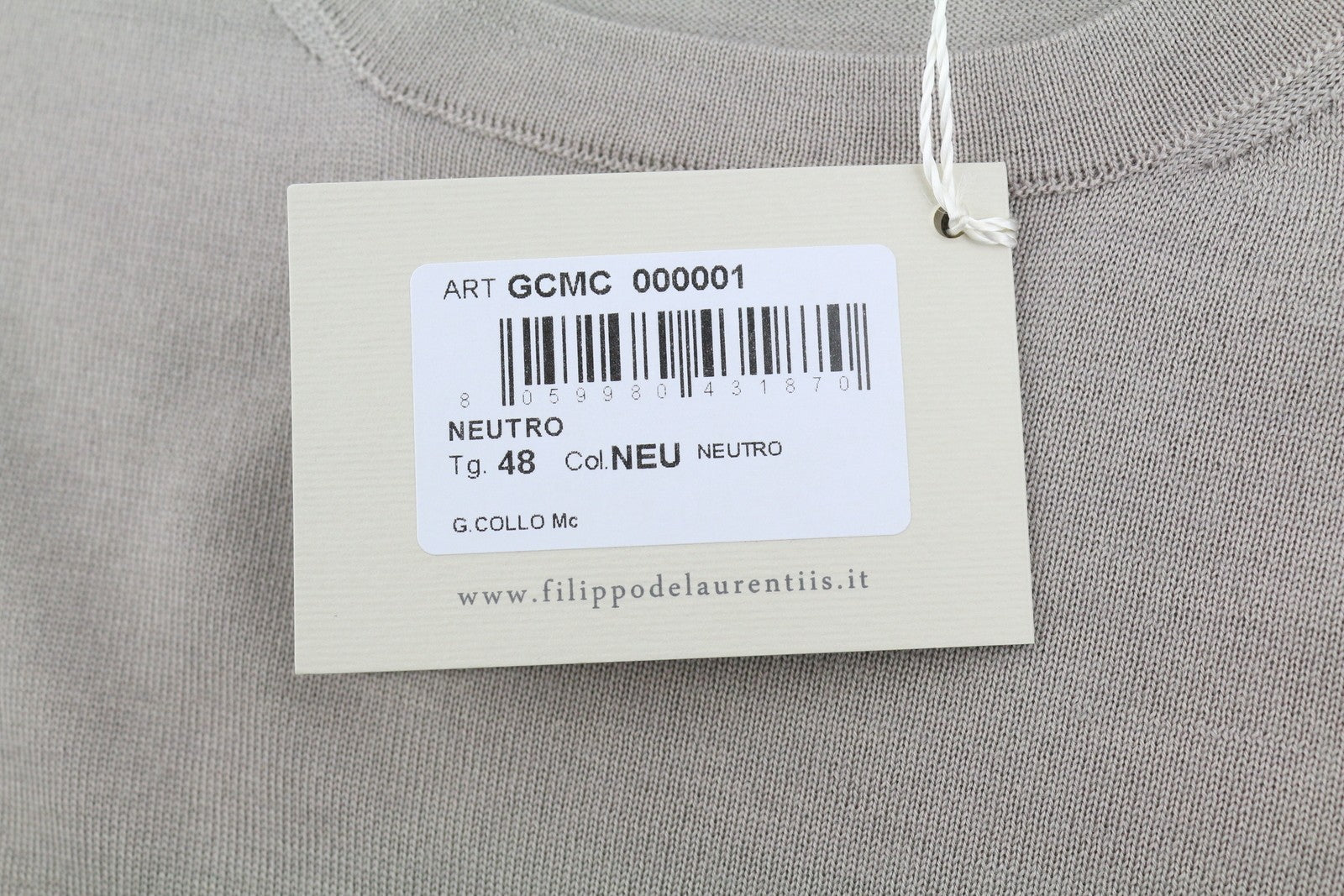 Grey Wool T-shirt