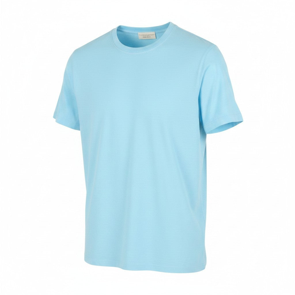 Blue Cotton T-shirt