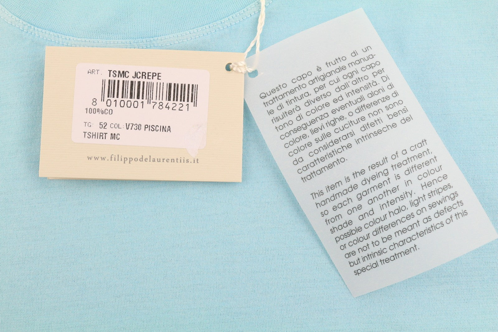 Blue Cotton T-shirt