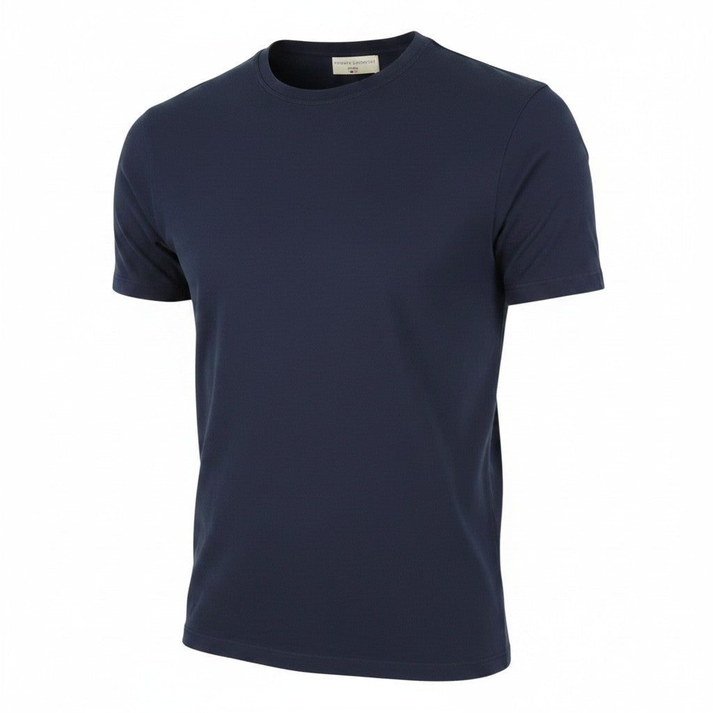 Blue Cotton T-shirt