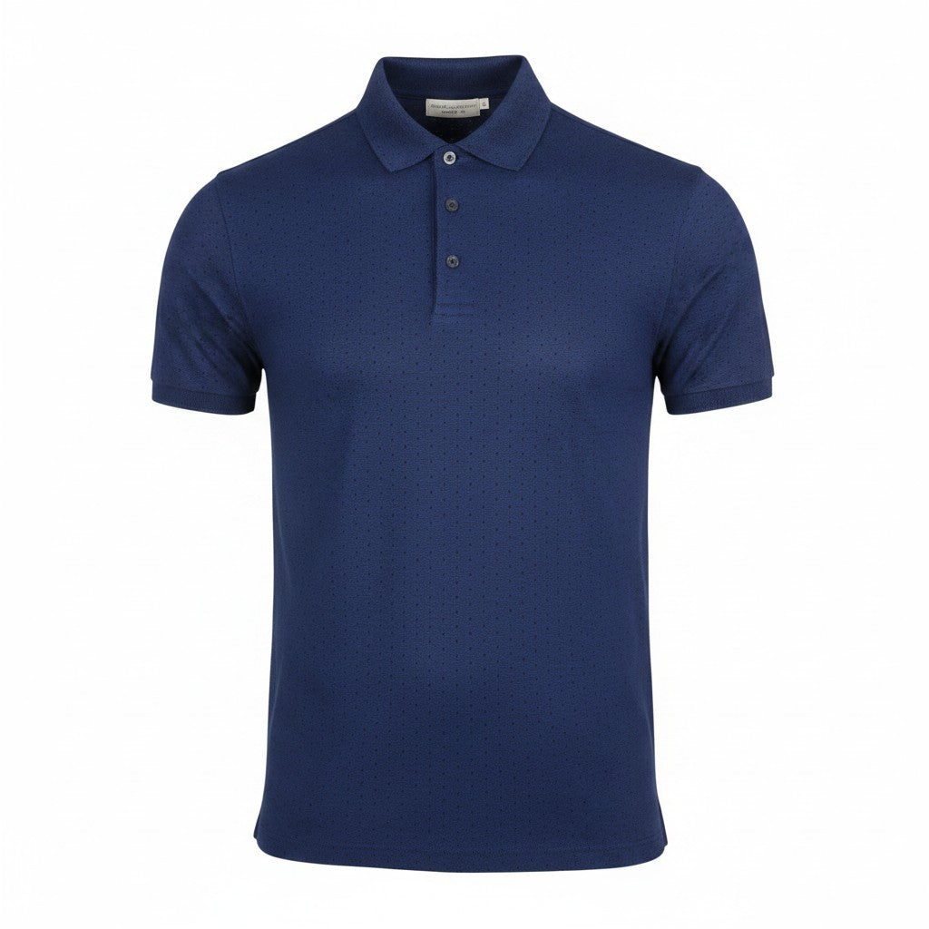 Blue Cotton Polos