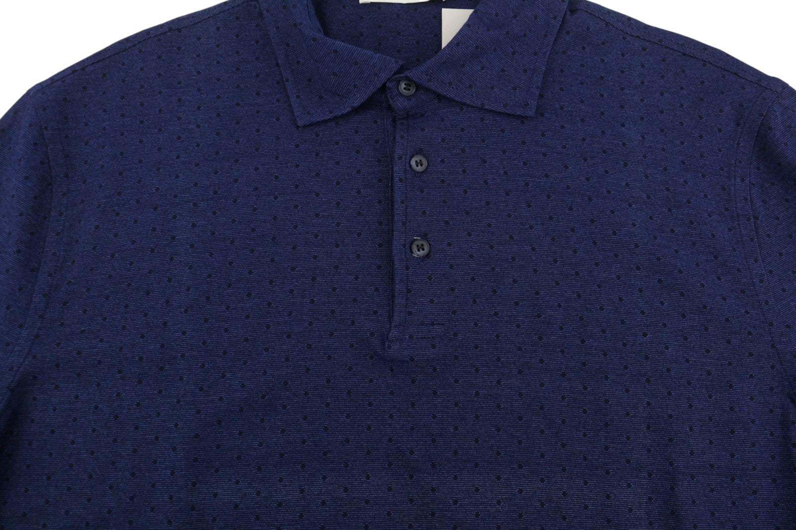 Blue Cotton Polos
