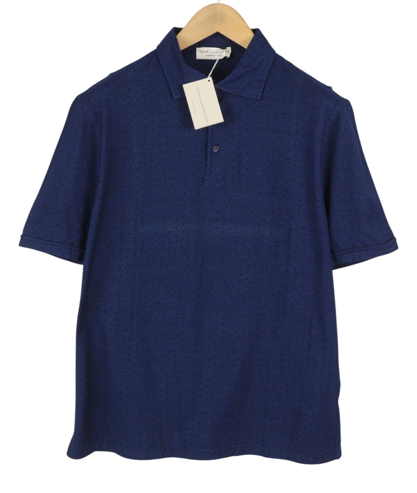 Blue Cotton Polos