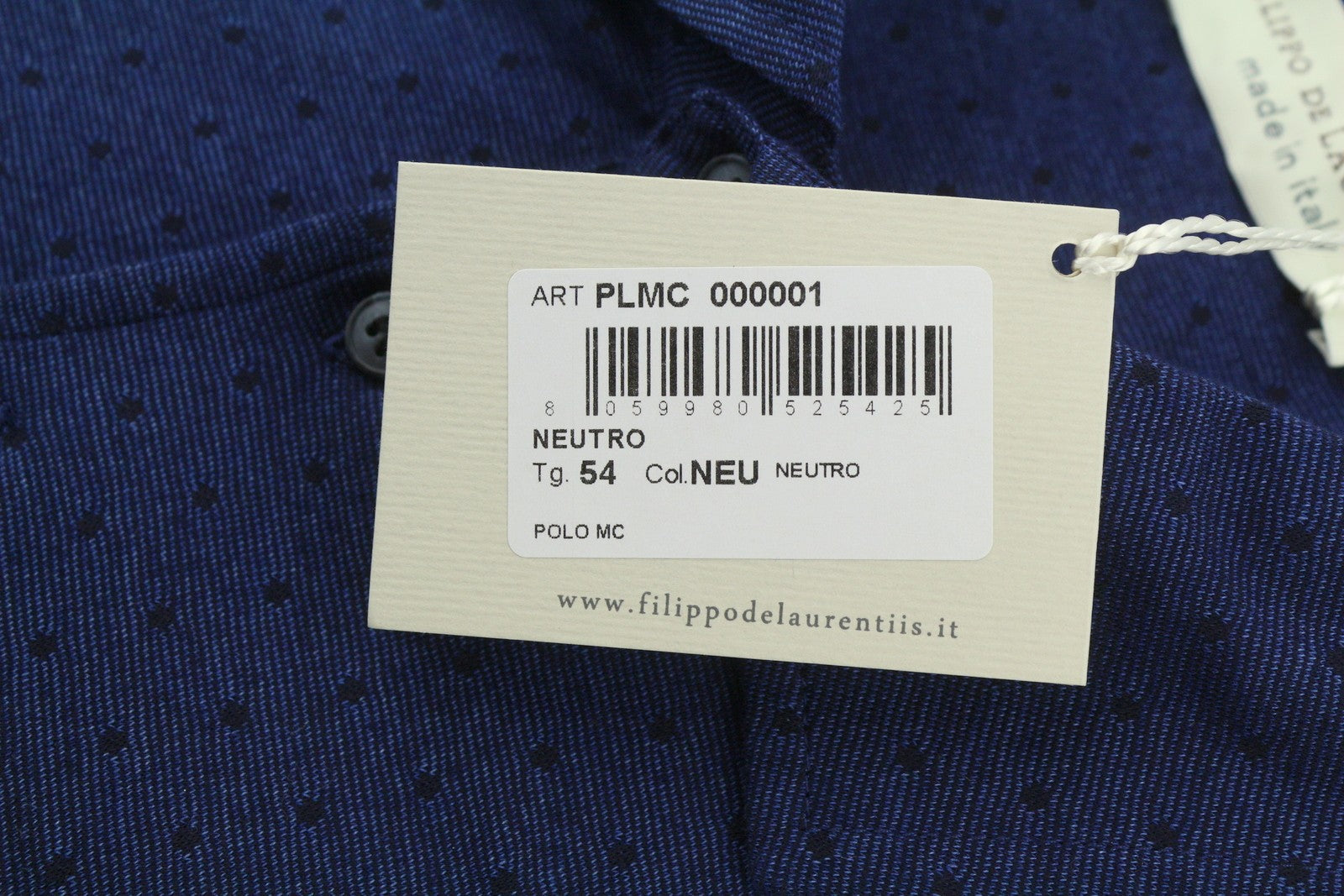 Blue Cotton Polos