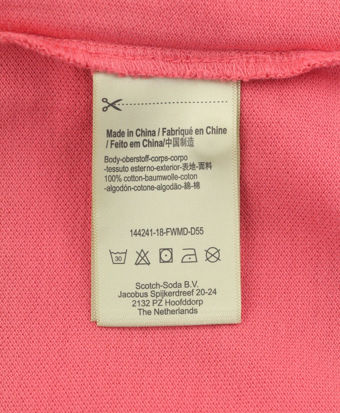 Pink Cotton Polos