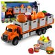 Orange Food Transport Truck 1:55