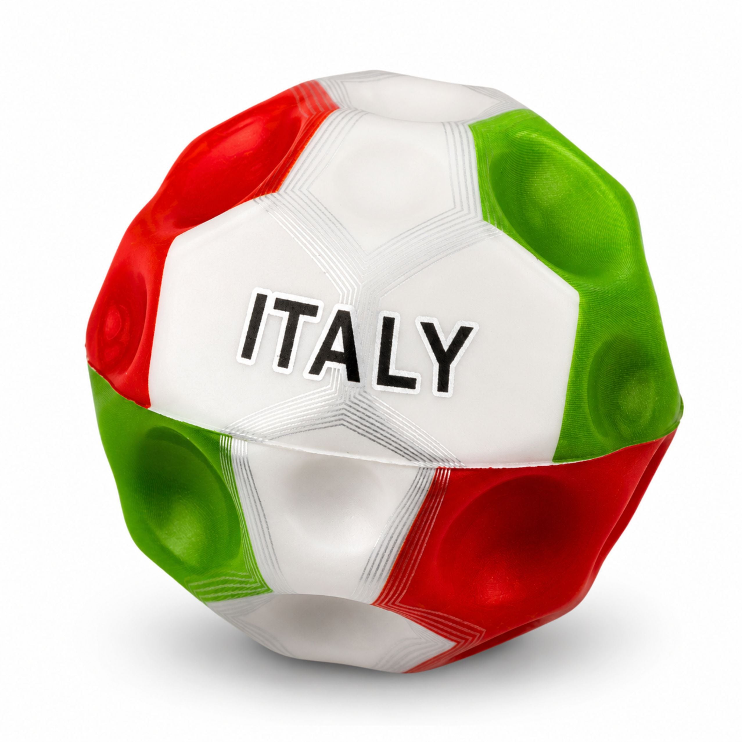 Foam Ball With Dimples For Bouncing Anti-stress Flag 7cm