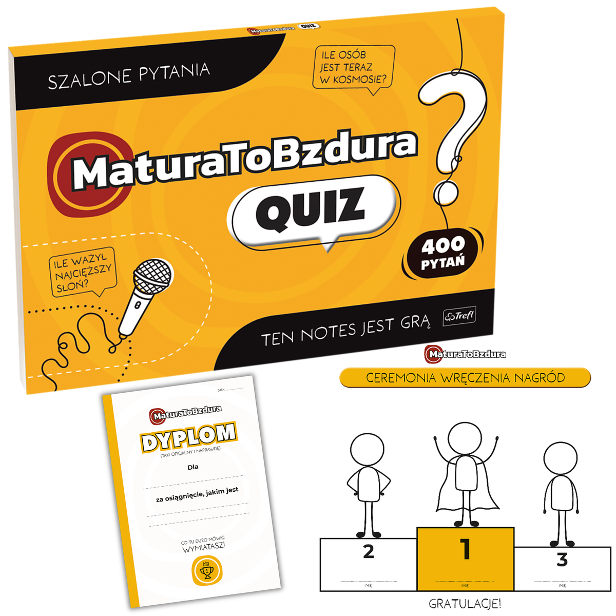 Spiel Maturatobzdura Quiz Trefl 30071