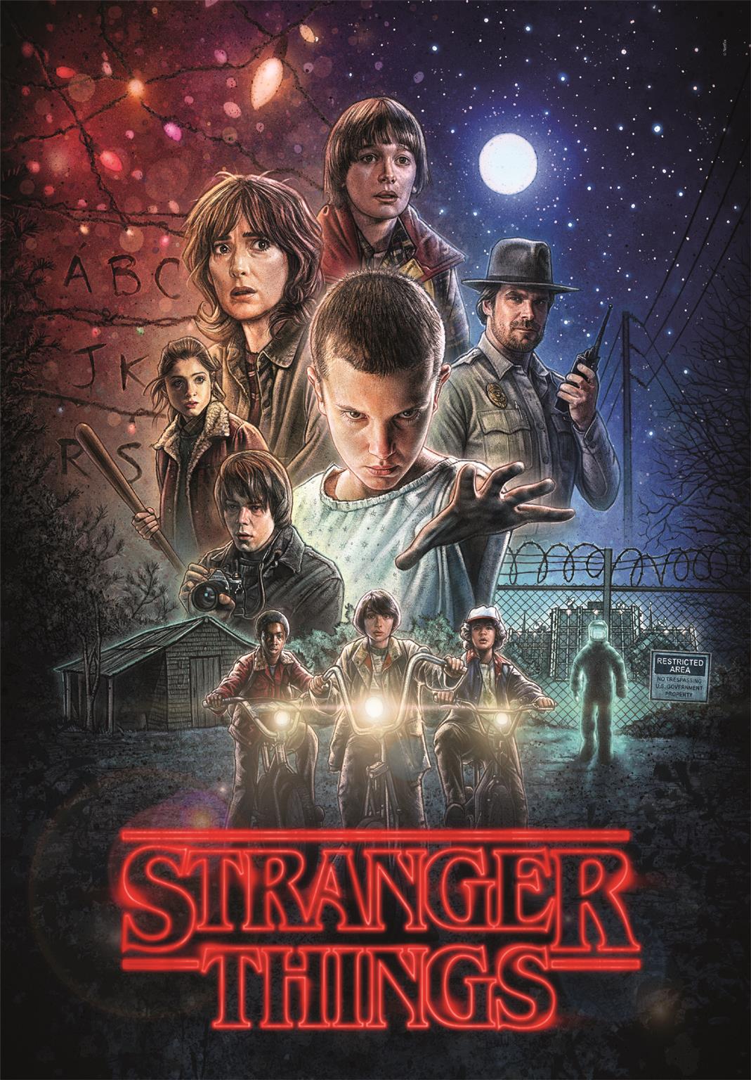 Puzzle 1000 Netflix Stranger Things 1 Poster Clementoni 39978