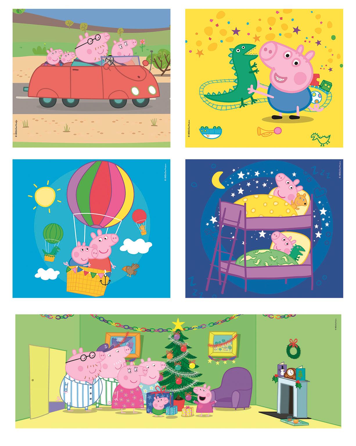 Puzzle 10-in-1 Super Color Peppa Pig Clementoni 20271
