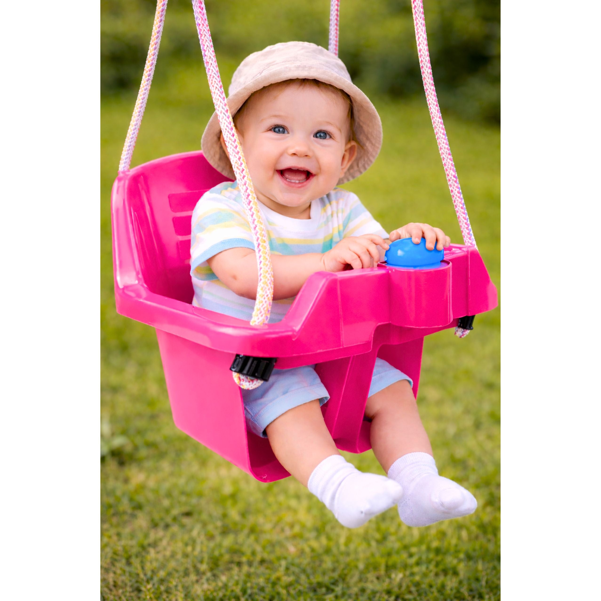 Pink Bucket Swing For Children 5237