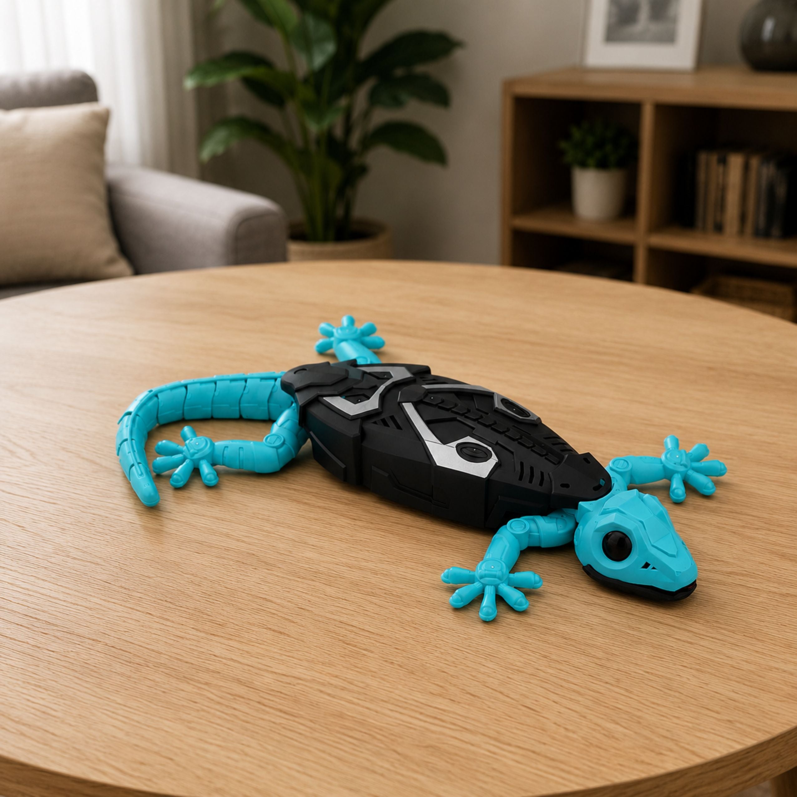 Rc Gecko Lizard Wall-climbing 360° Blue
