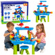 Multi-level Water Table Playground With Chair Accessories Molds 63cm
