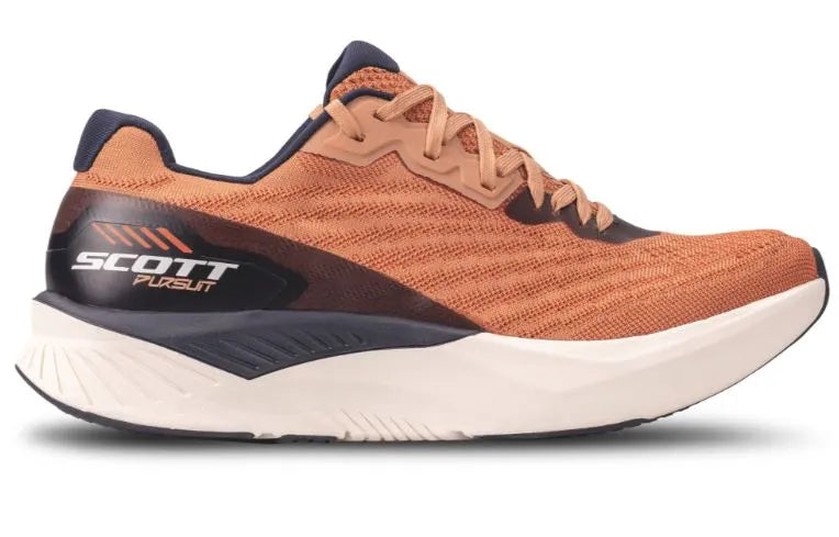 Calçados femininos Scott Pursuit Running Rose Bege-Azul Escuro Bege