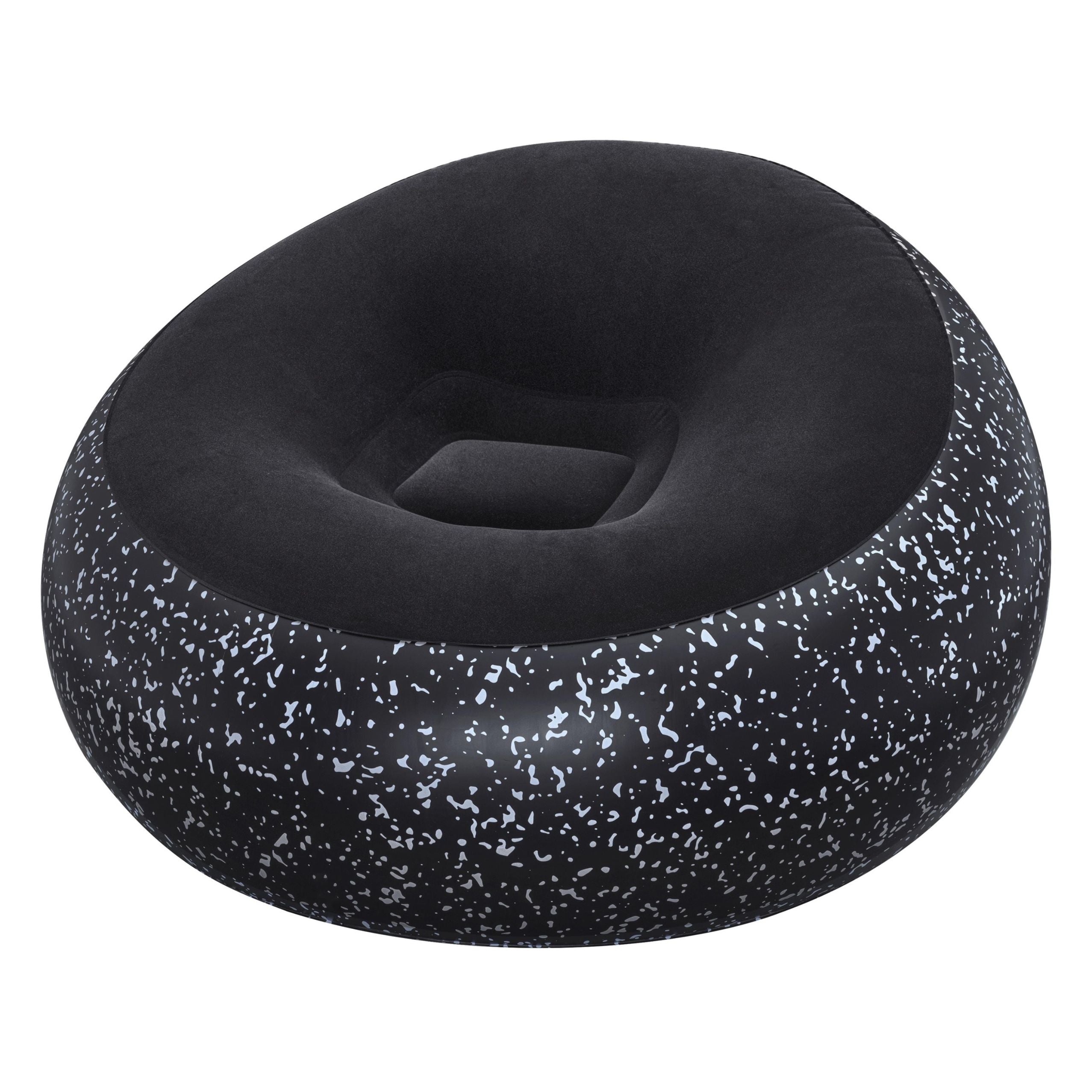 Inflatable Chair Seat Black Inflate A Chair Bestway 75153