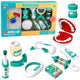 Little Dentist Set Vibrating Toothbrush Blue 15 Pcs.
