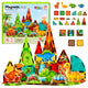 Magnetic Construction Blocks Dinosaurs Volcano Colorful 31 Pcs.
