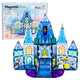 Magnetic Construction Blocks Ice Princess Castle Blue 47 Pcs.