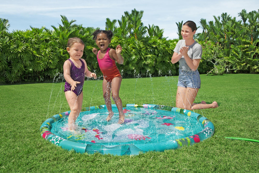 Inflatable Paddling Pool With A Fountain For Children 165 Cm Bestway 52487