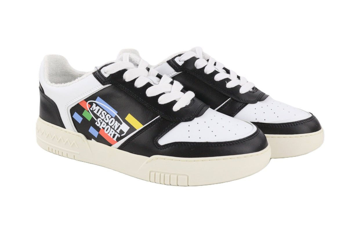 Acbc X Missoni Men Sneakers Shmibnl Basket New Low Sport Uk7.5 Eu41 Pixel Laces