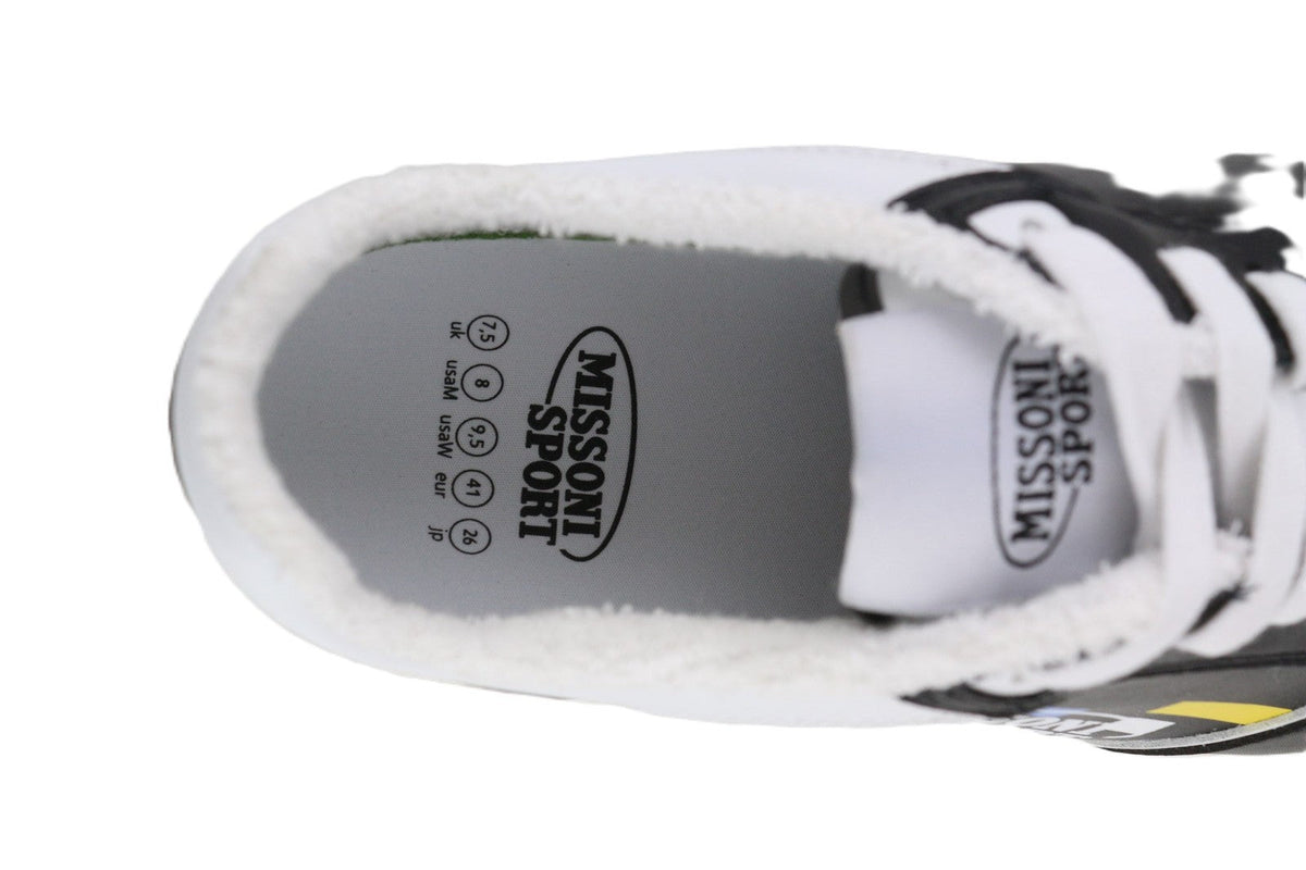 Acbc X Missoni Men Sneakers Shmibnl Basket New Low Sport Uk7.5 Eu41 Pixel Laces