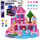 Blocs magnétiques Pixels Cubes Dés Pixel World Rose 100 Pcs.