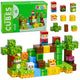 Magnetic Blocks Cubes Pixel World Animals 80 Pcs.