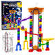 Construction Blocks Space Track For Balls Tunnels Colorful 3d 153 Pcs.