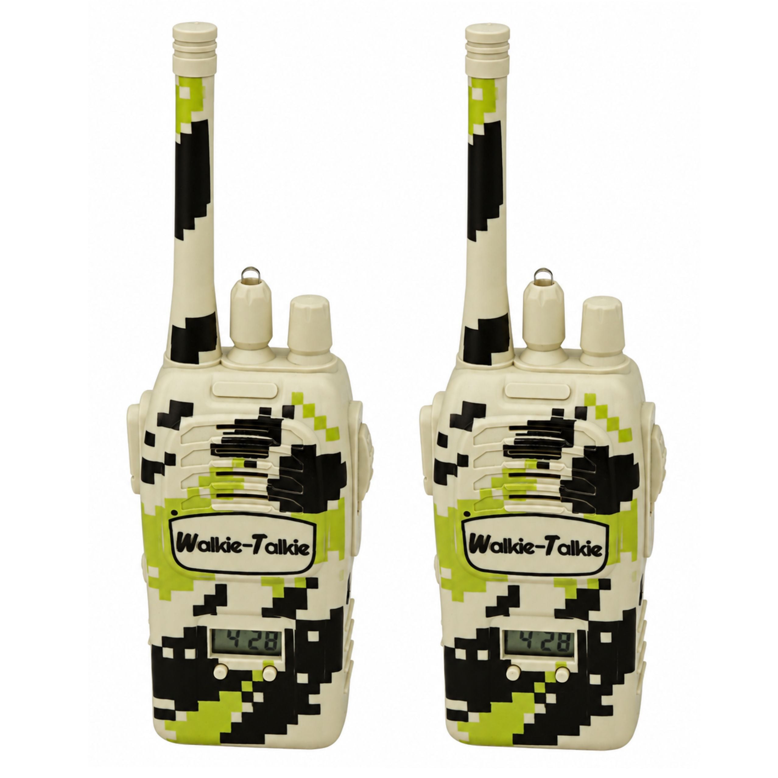 Militärische Walkie-Talkies, USB-Reichweite 200 m, Khaki, 2 Stk.