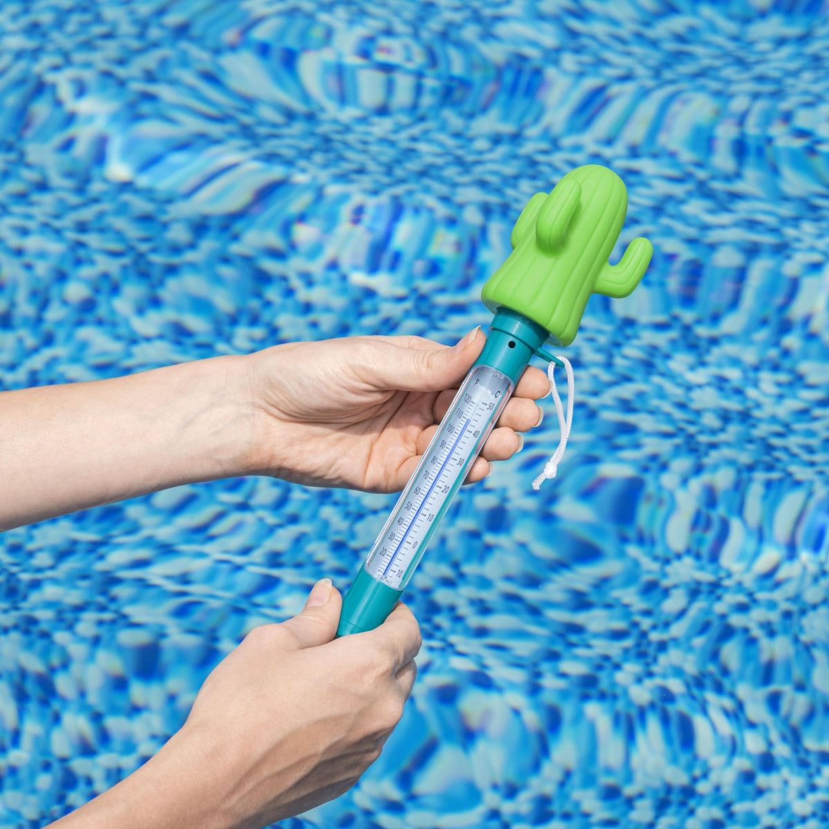 Bestway 58763 Floating Thermometer For Spa Pools Cactus Green