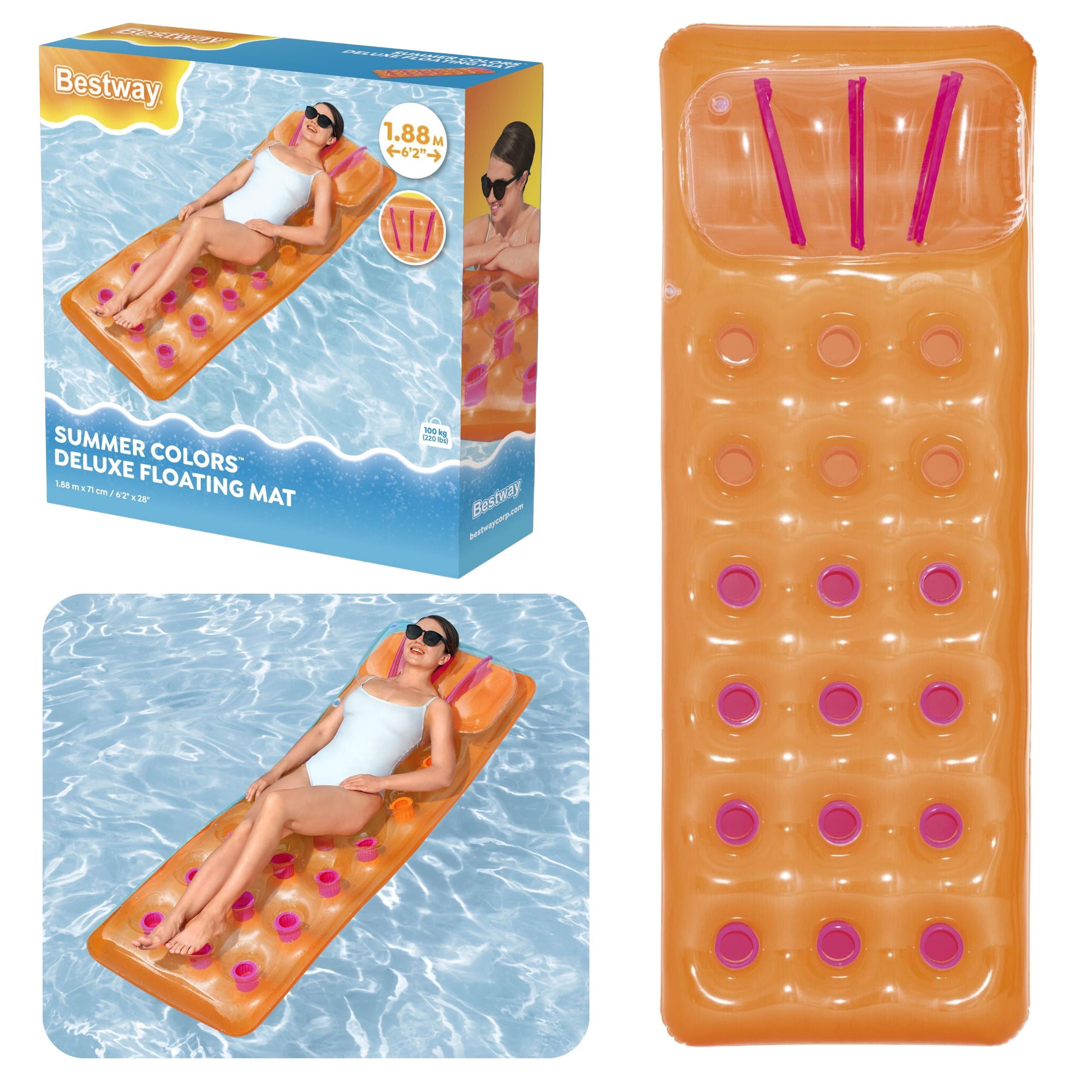 Nafukovací matrac do bazéna Orange Bestway 43015