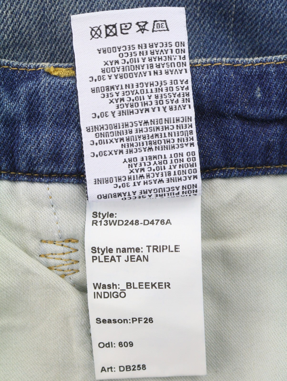 Jeans Tripla Piega