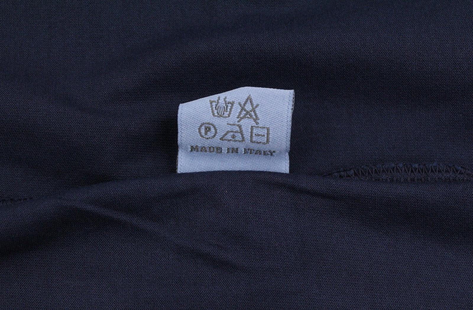 Blå ull T-shirt