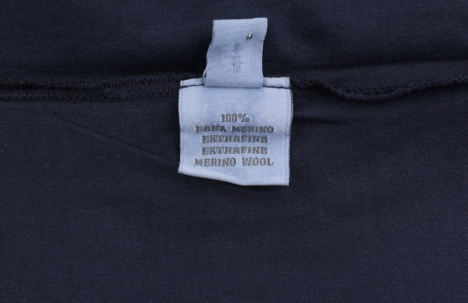 Blå ull T-shirt