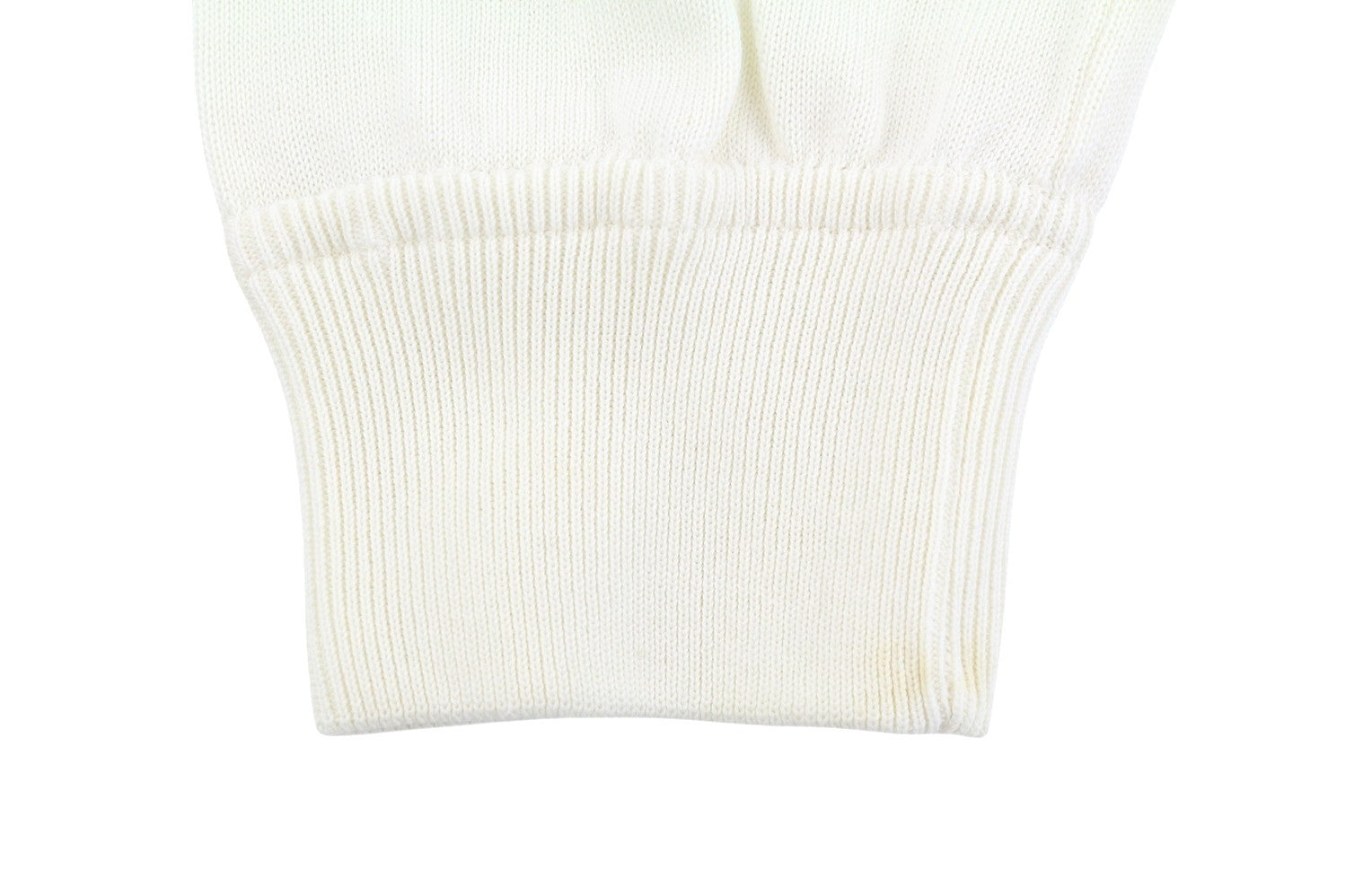Ivoorkleurige katoenen trui