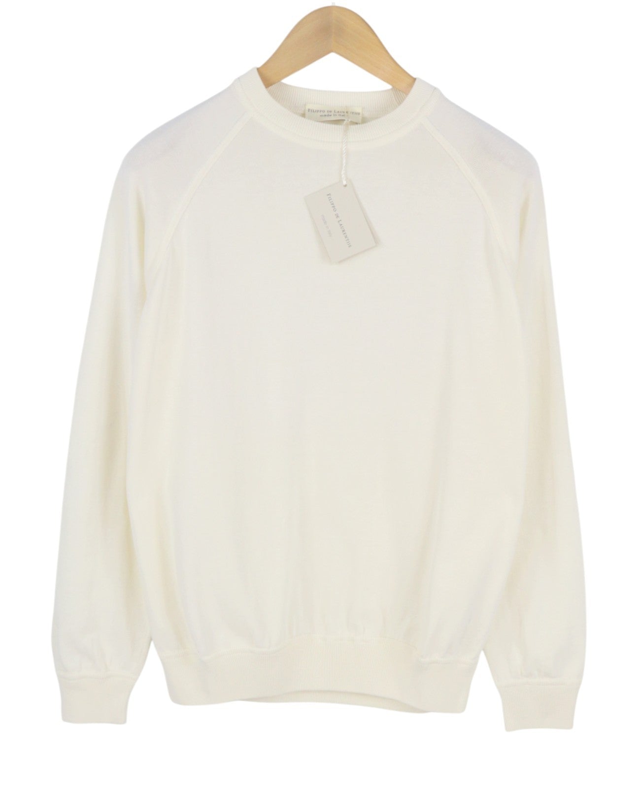 Maglia in cotone avorio