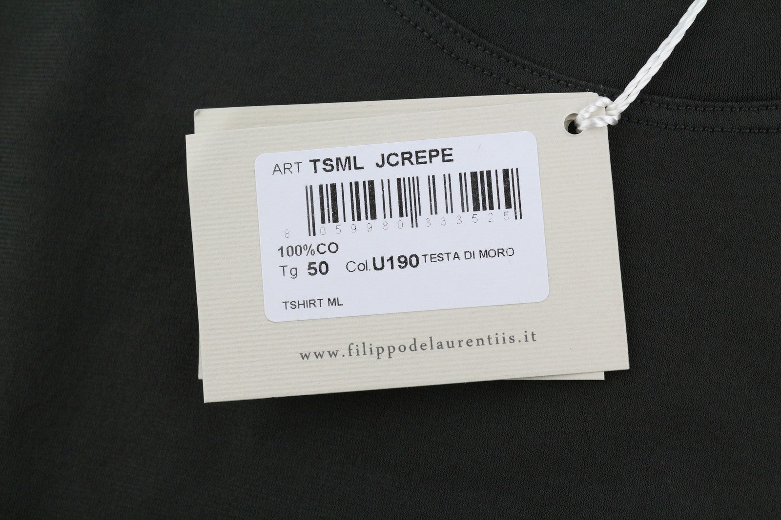 Zwart katoenen T-shirt