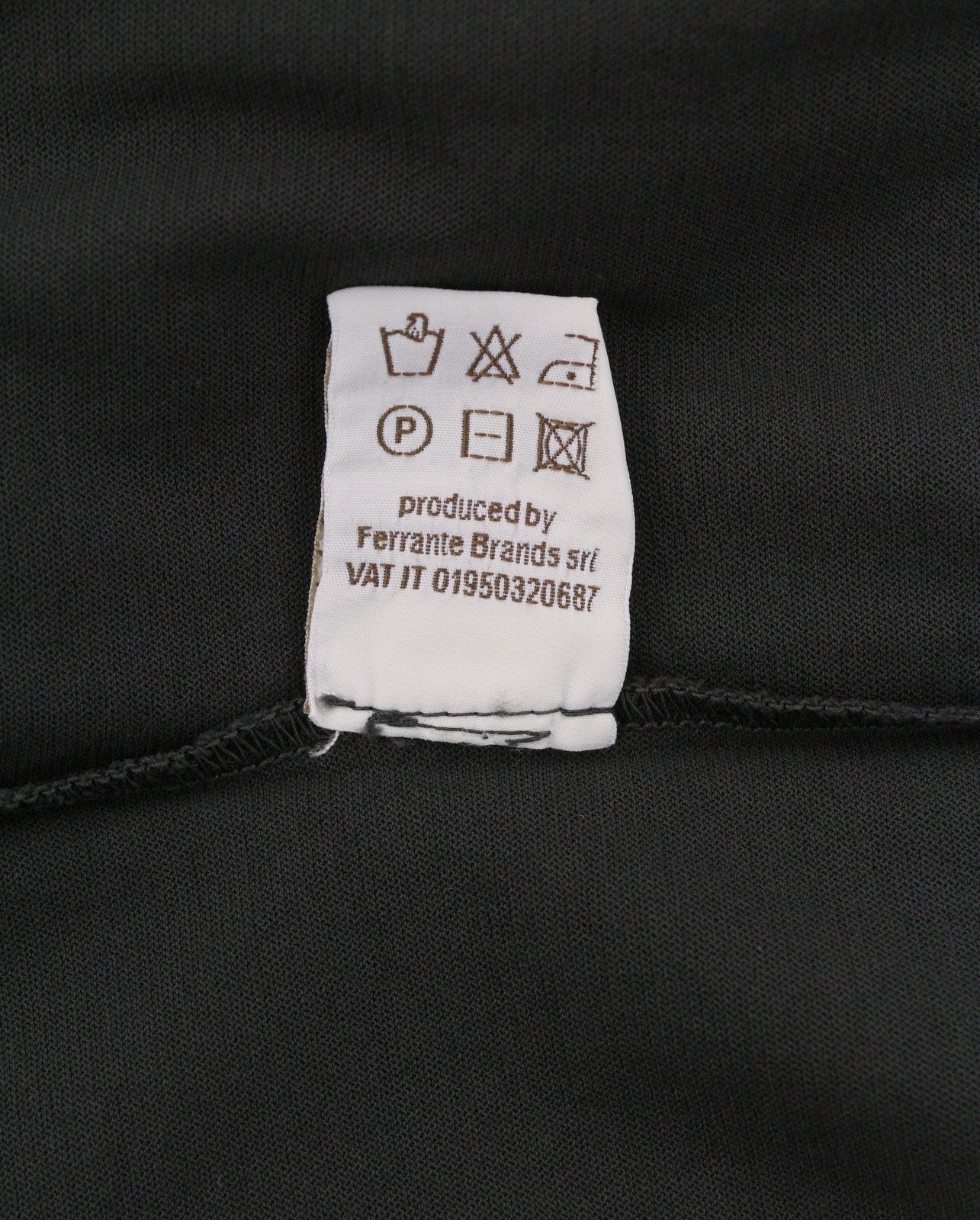 Zwart katoenen T-shirt