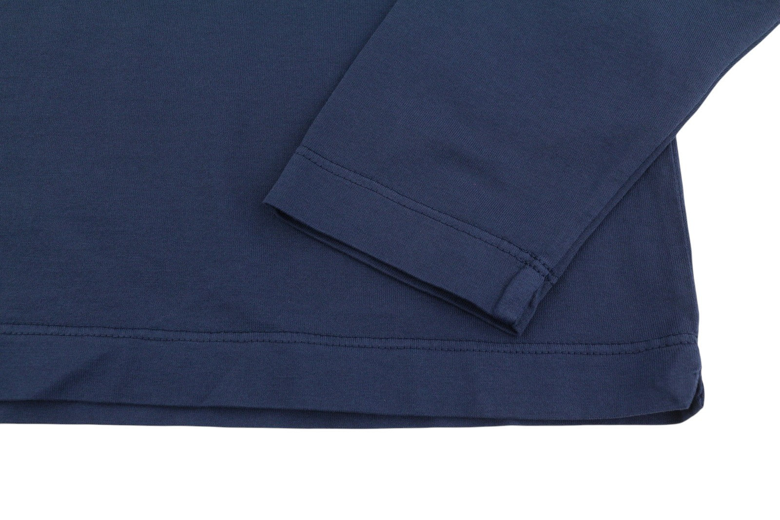 Camiseta de algodón azul