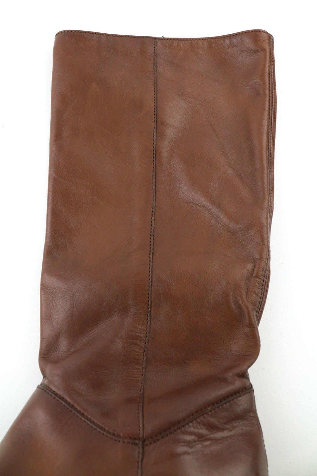Brązowe skórzane buty